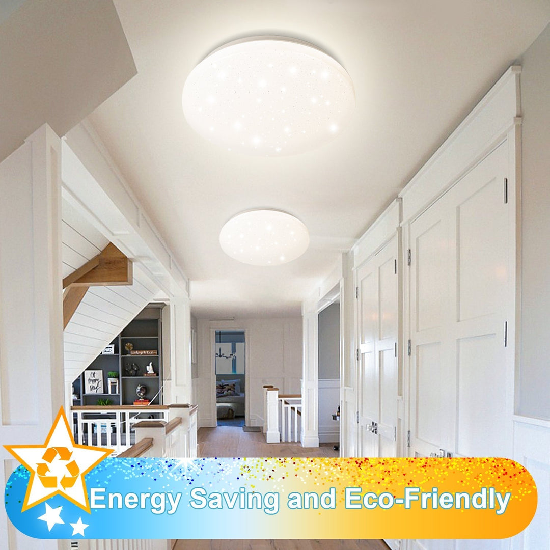 24W LED Ceiling Light Dimmable with Starry Sky Effect | Kalsten