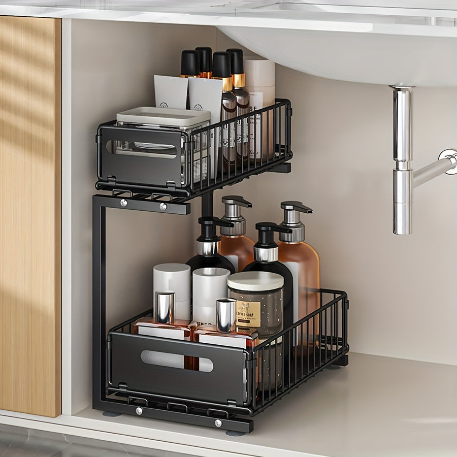 Pull-out Under-Cabinet Organizer 2 Levels | Kalsten