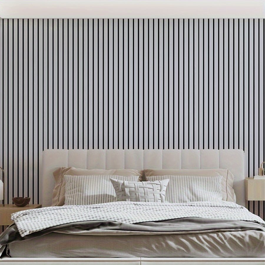 Kalsten | WoodLook Wall Panels – Self-Adhesive 3D PVC Wall Covering for Quick Living Effect