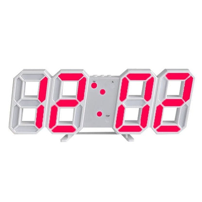 Frendorf | LumiSync 3D LED Wall Clock – Modern Digital Clock with Dimmable Lighting