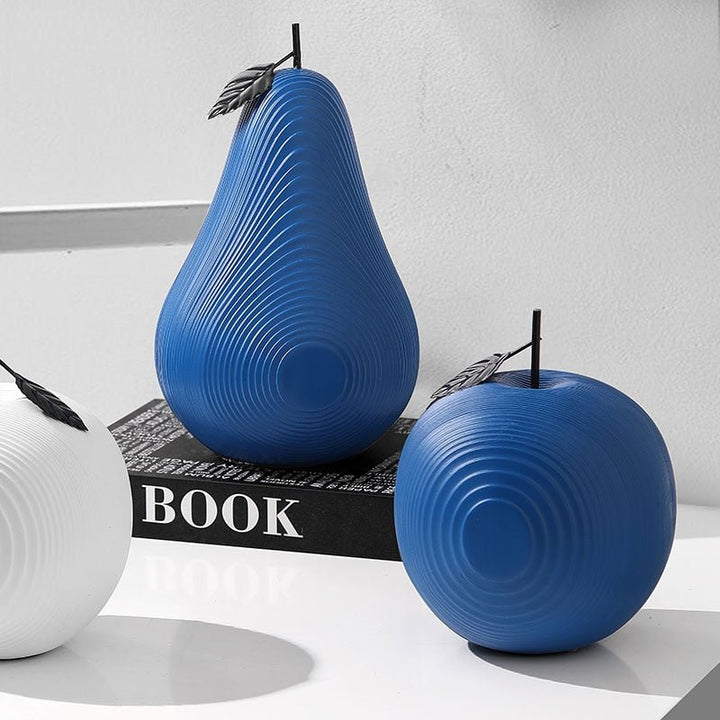 Kalsten | Texture Fruit Apple & Pear Sculpture