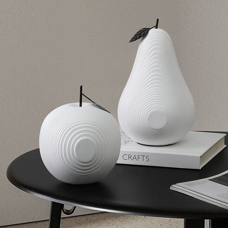 Kalsten | Texture Fruit Apple & Pear Sculpture