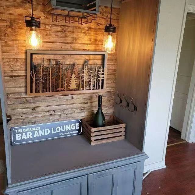 Kalsten | Wall Decor - WoodForrest 3D - Enchanting Forest Scene - Fox & Tree Shadow