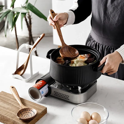 Skanto | Eco-Friendly Teak Wood Kitchen Utensils Set – 7 Piece Kitchen Tool Set
