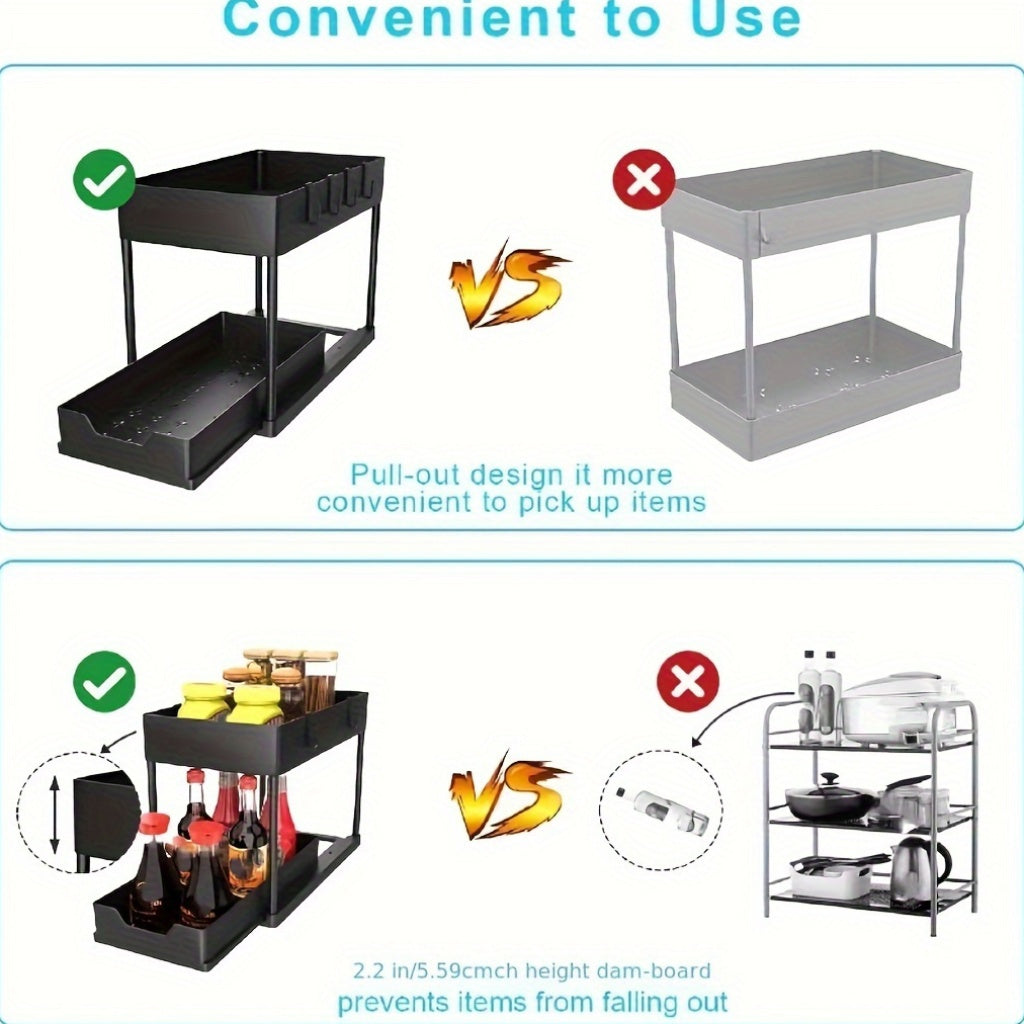 Extendable Sink Cabinet Organizer | Kalsten