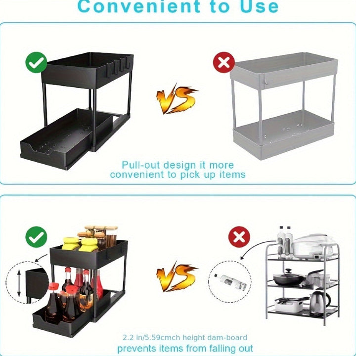 Extendable Sink Cabinet Organizer | Kalsten