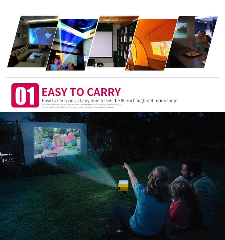 Mini projector Experience your movies everywhere | Kalsten