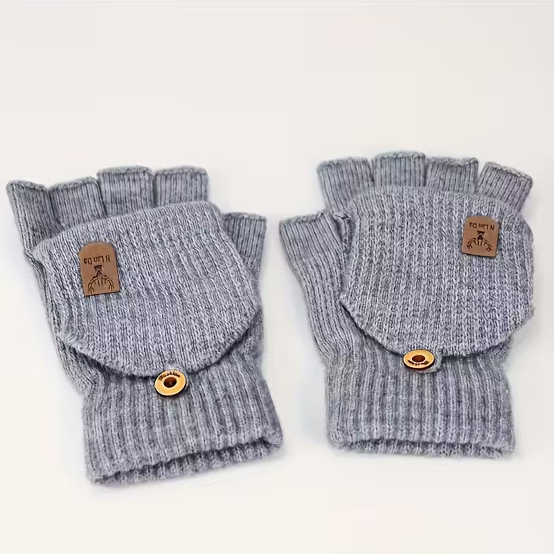 Kalsten | Men's WinterPro Fingerless Gloves – Thick, Warm and Comfortable