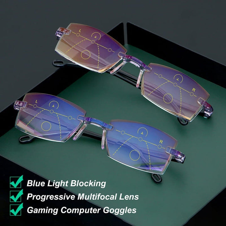 Kalsten | New bifocal progressive and anti-blue light glasses ultralight reading glasses