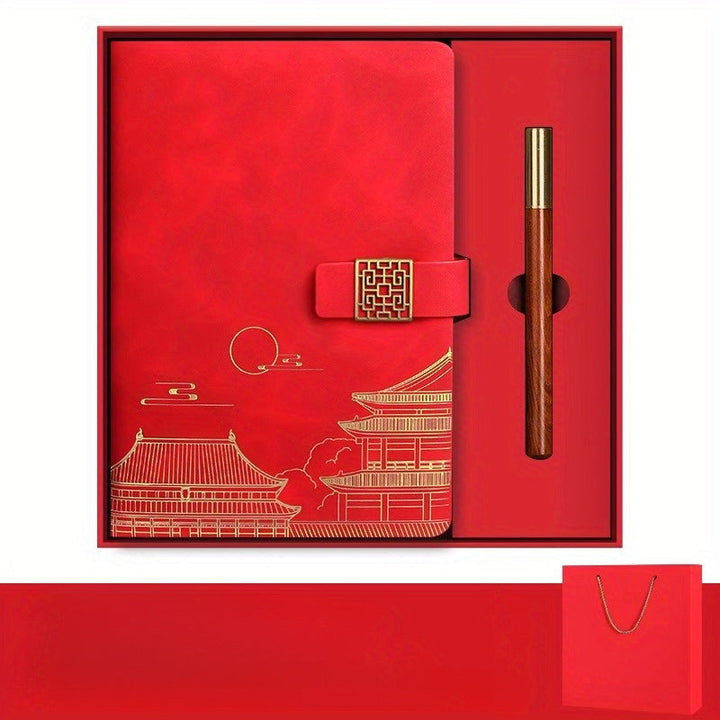 Imperia Luxe Gift Set – Notebook, Thermos Bottle and Pen in Gift Box | Noxord