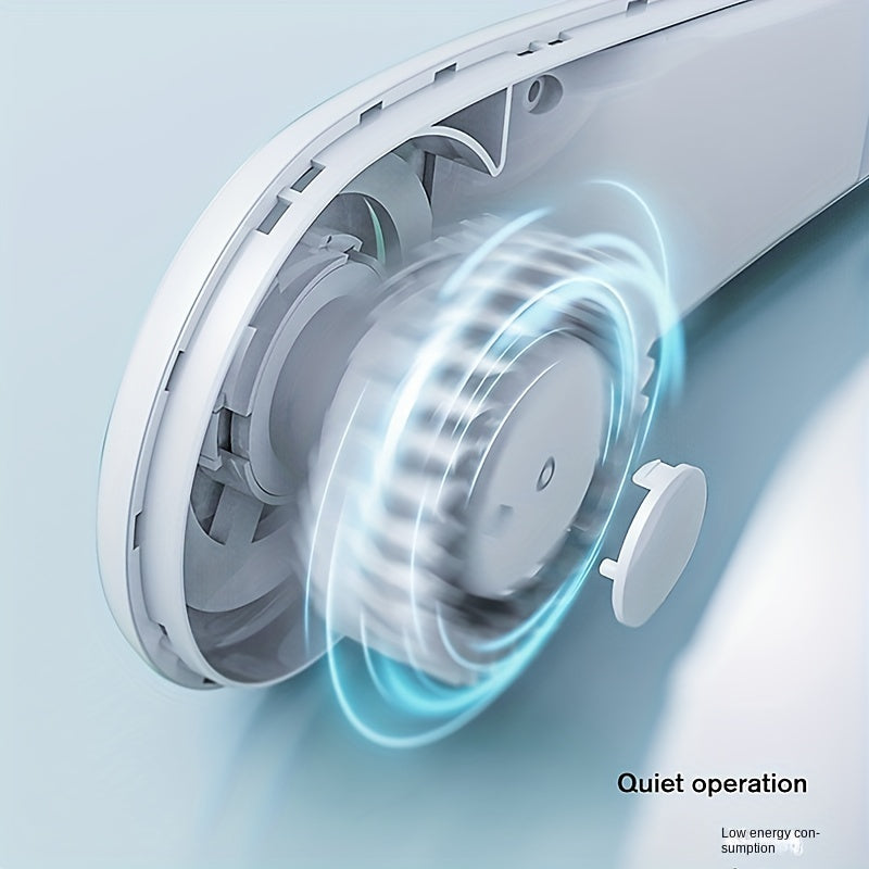 1pc Hands-Free Portable Neck Fan - Rechargeable, Leafless, and USB Powered - Perfect for Desk and Travel Use | Kalsten