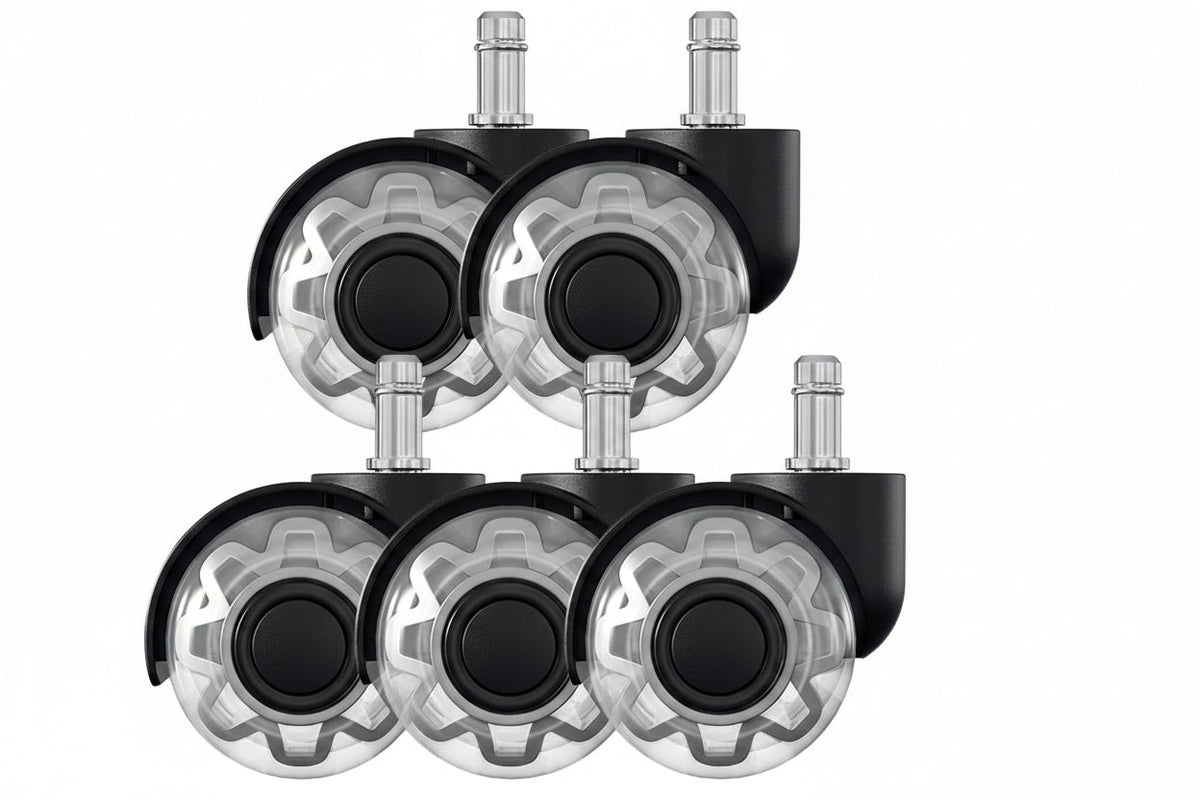 5 pieces office chair wheels swivel chair wheels 10mm x 22mm | Kalsten