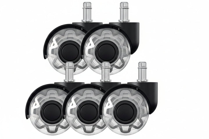5 pieces office chair wheels swivel chair wheels 10mm x 22mm | Kalsten