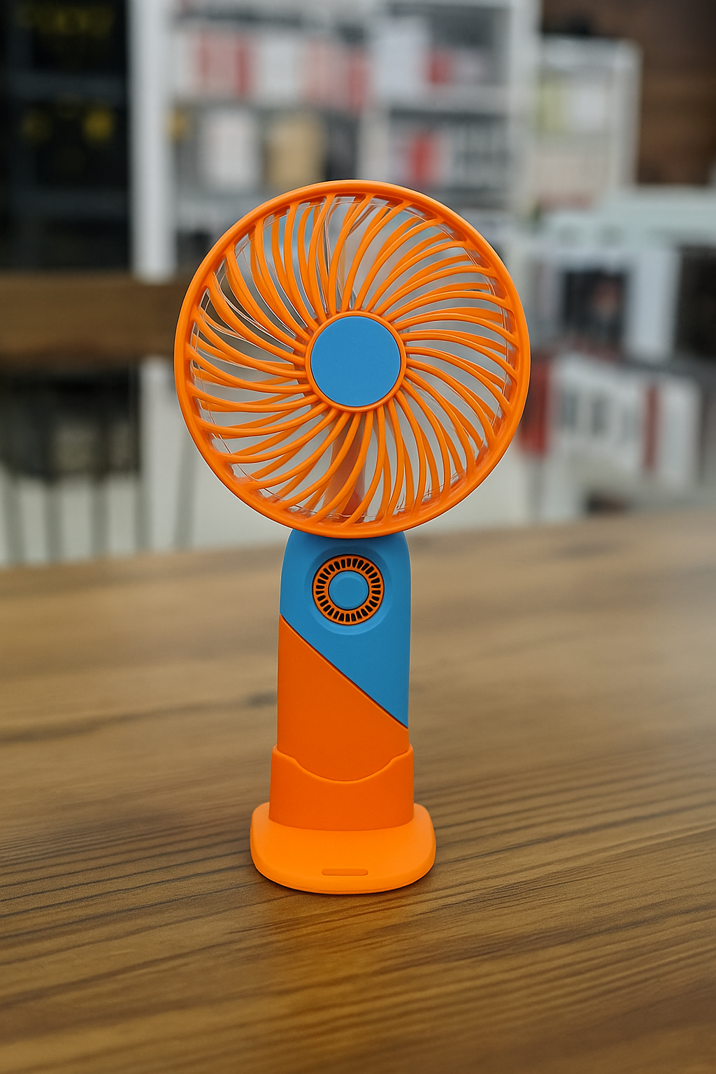 ColorTwist™ Mini Fan – 3-Speed Rechargeable Handheld Fan | Kalsten