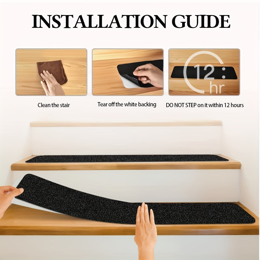Anti-Slip Stair Strips – 10 Pack
