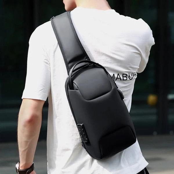 Kalsten | Anti-Theft Crossbody Bag | Landy Carry Without Worry | Waterproof Oxford | USB Charging Port | Unisex Travel Pack