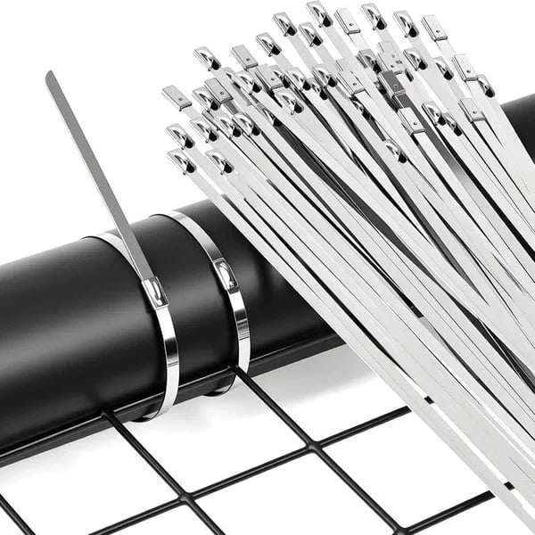 Stainless steel cable tie gun with 100 cable ties | Kalsten