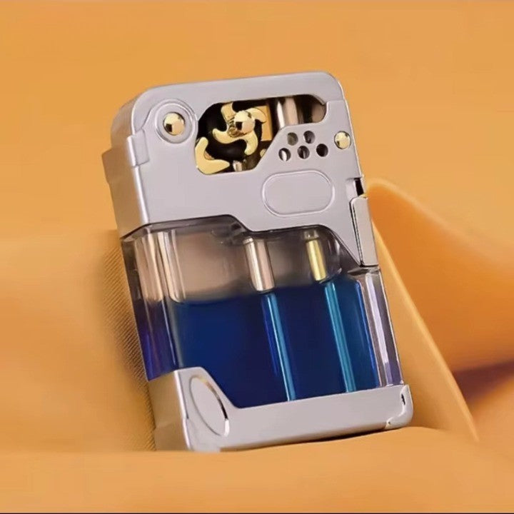 Clear Tank Metal Kerosene Lighter | Kalsten