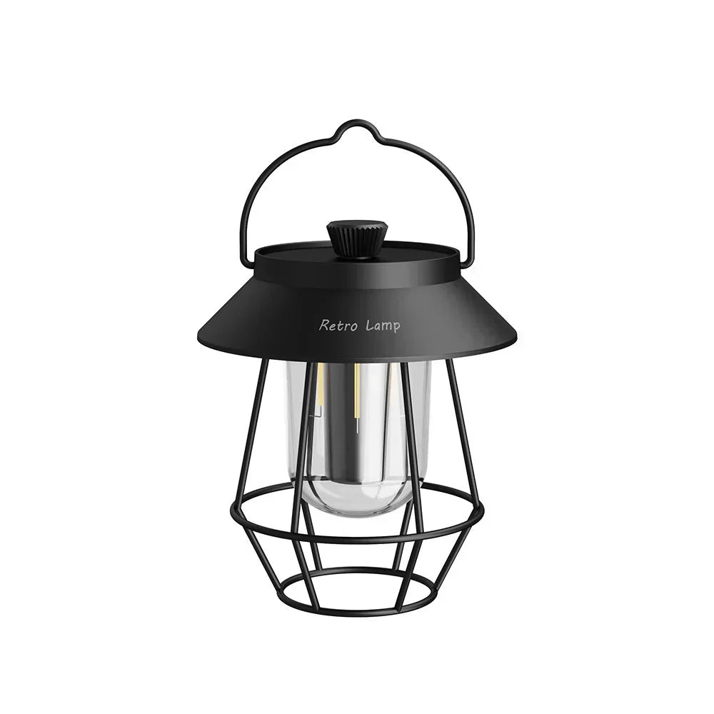 LED Camping Lantern in Retro Design – Portable Lamp for Indoor and Outdoor | Kalsten