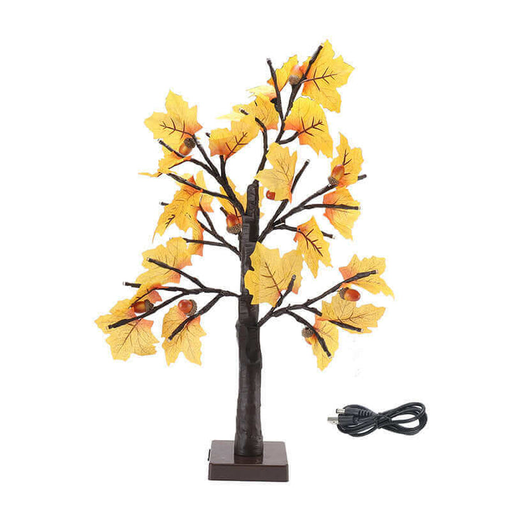 Pine Cone Maple Leaf Table Lamp Creative | Kalsten