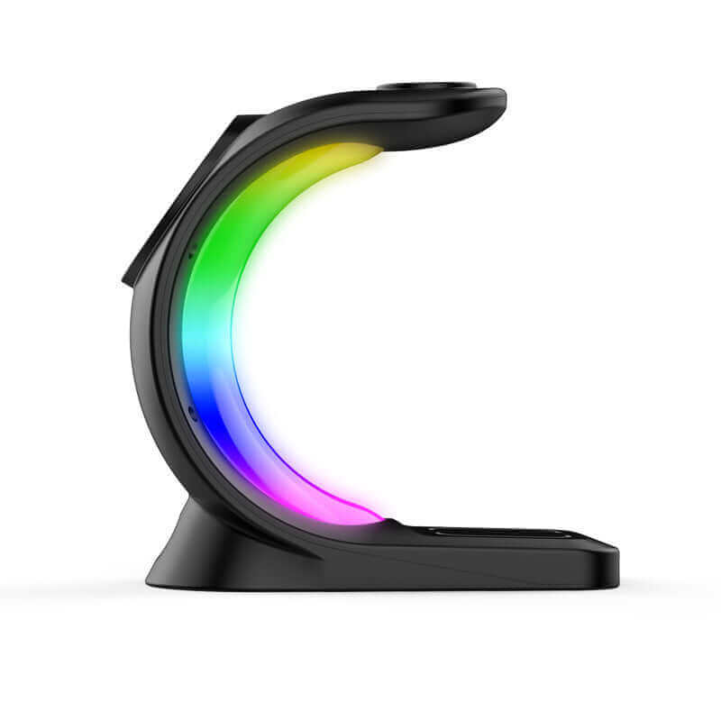 4 In 1 Magnetic Wireless Charger Fast Charging For Smart Phone Atmosphere Light Charging Station For Airpods Pro I-phone Watch | Kalsten