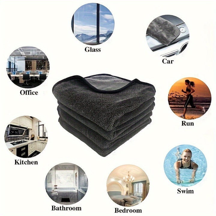 Microfiber Cleaning Cloths 3-Piece Set | Kalsten