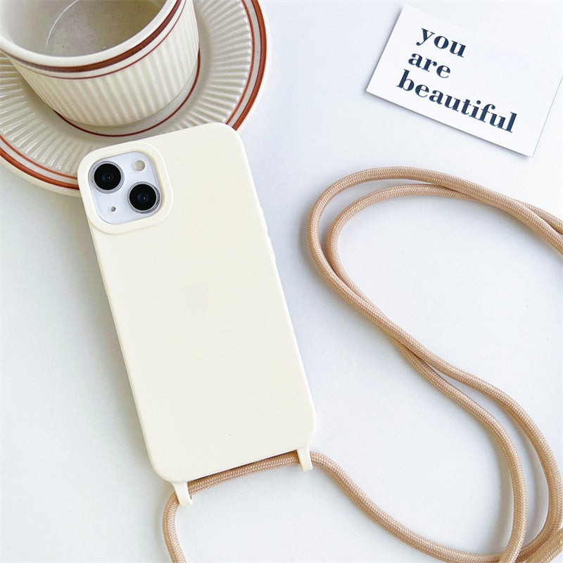 Kalsten | Solid Silicone Lanyard Case for iPhone