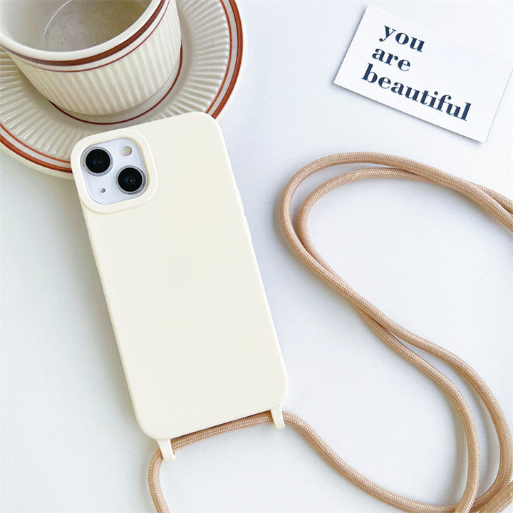 Kalsten | Solid Silicone Lanyard Case for iPhone