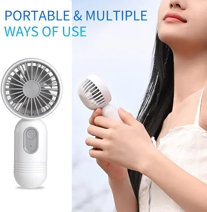 USB Rechargeable Mini Portable Fan With 3 Speeds | Kalsten