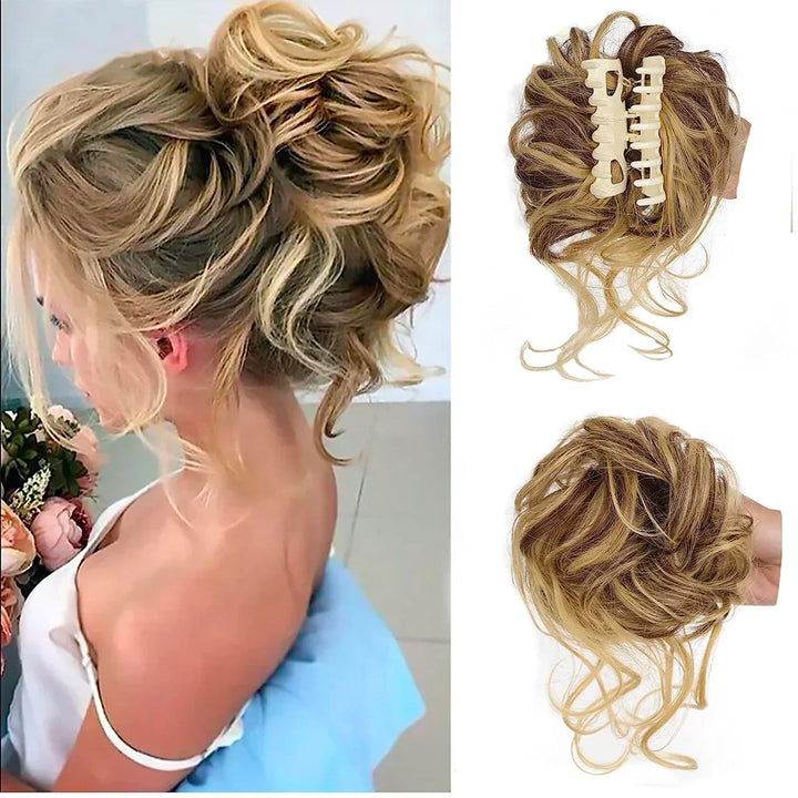 Kalsten | Curly Hair Bun – Clip-in Hair Piece with Volume and Natural Look
