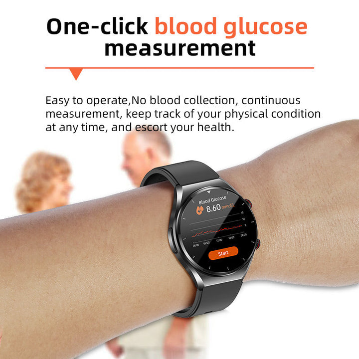 Kalsten | One-Click Blood Sugar|Blood Glucose Blood Pressure ECG|ECG HRV Heart Rate Monitor Health Smart Watch
