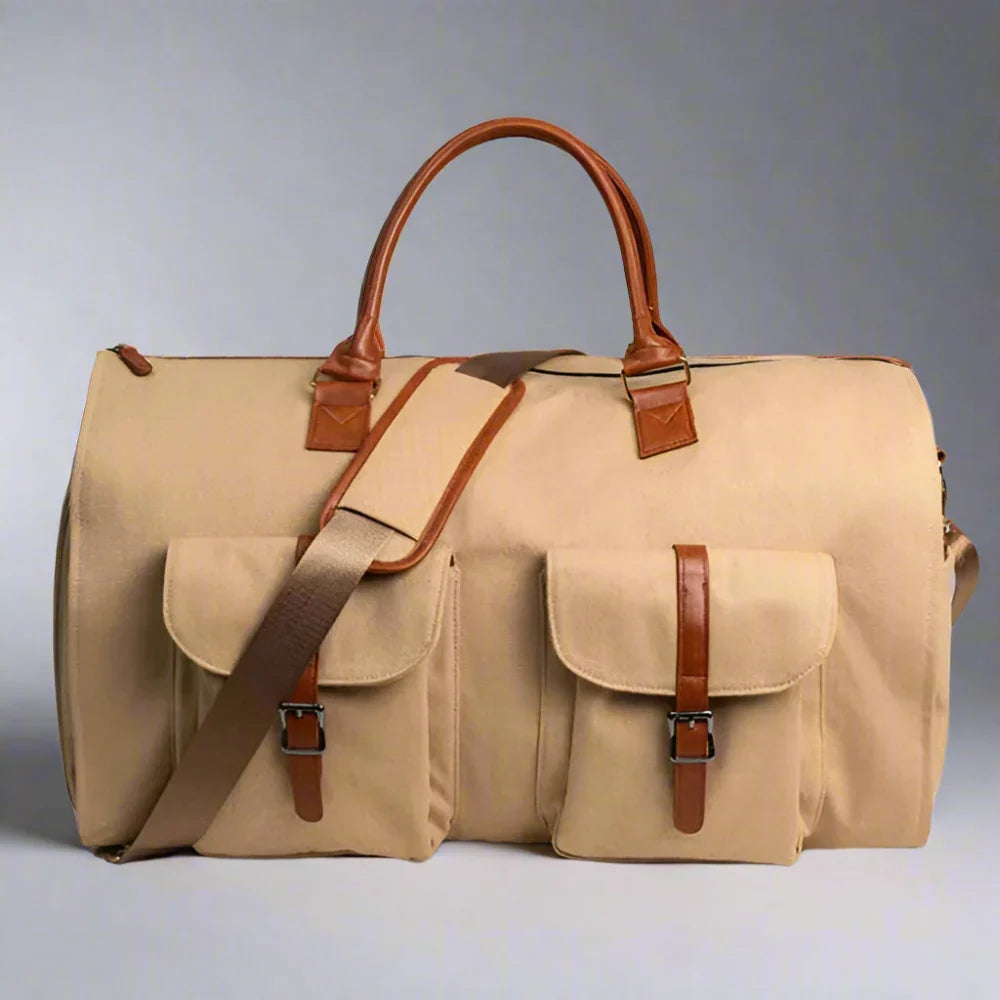Travel Duffel Bag Leather Hand Luggage Kalsten