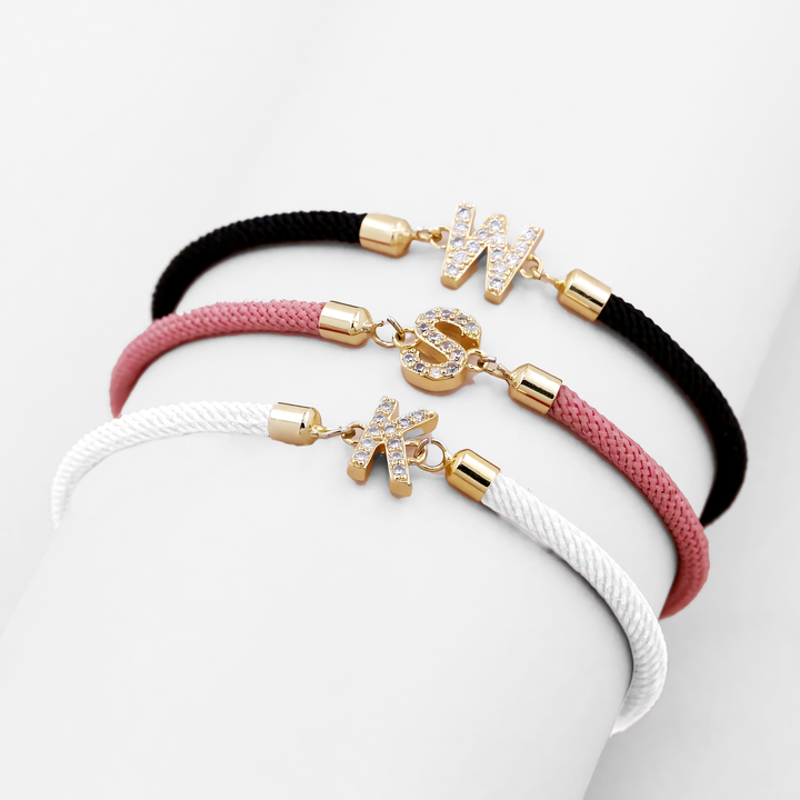 Kalsten | Adjustable Letter Initial Bracelets