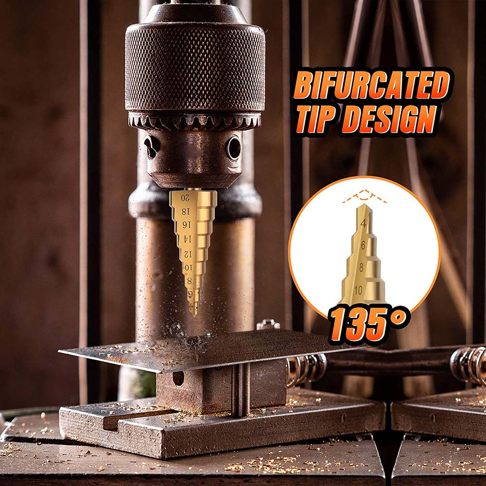 Titanium Drill Cone Bit Set | Kalsten