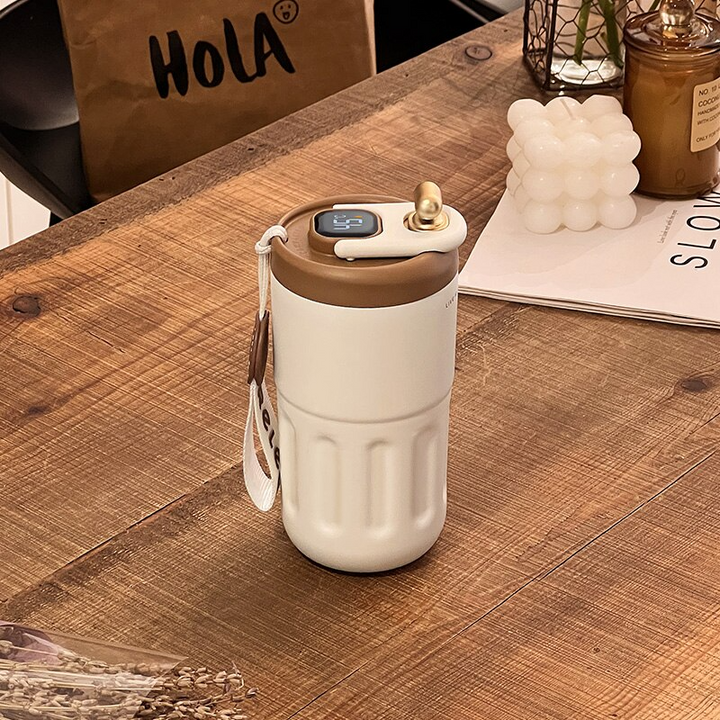 Portable Smart Stainless Steel Coffee Cup | Kalsten