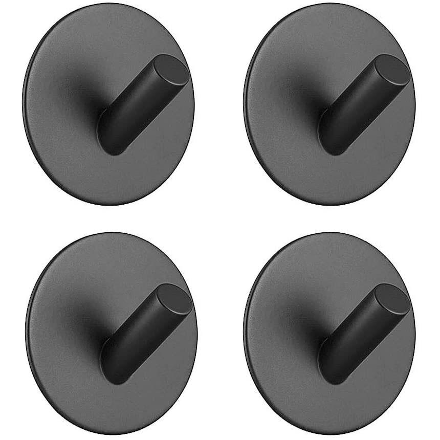 Kalsten | 4-Pack: Heavy Duty Durable 304 Stainless Steel Wall Hooks