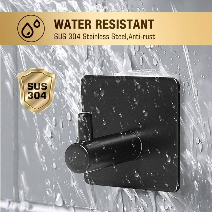Kalsten | 4-Pack: Heavy Duty Durable 304 Stainless Steel Wall Hooks
