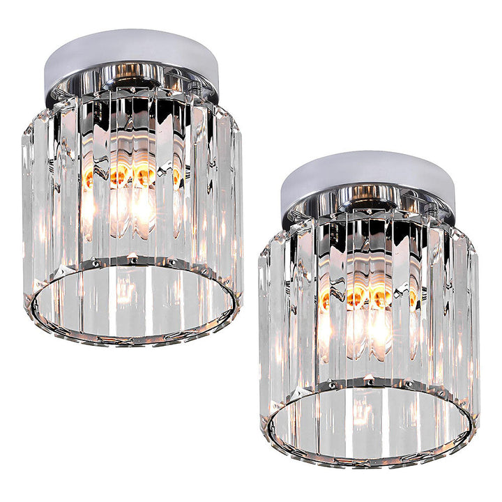 Crystal Flush Mount Ceiling Light Kalsten