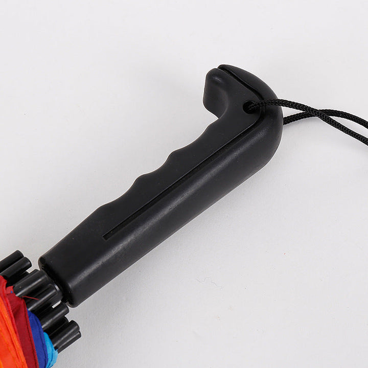 Women's sturdy wind-resistant umbrella with ergonomic handle Kalsten