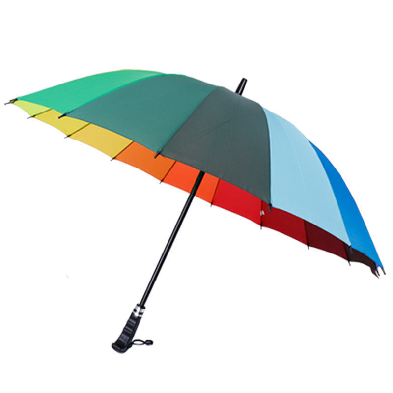 Women's sturdy wind-resistant umbrella with ergonomic handle Kalsten