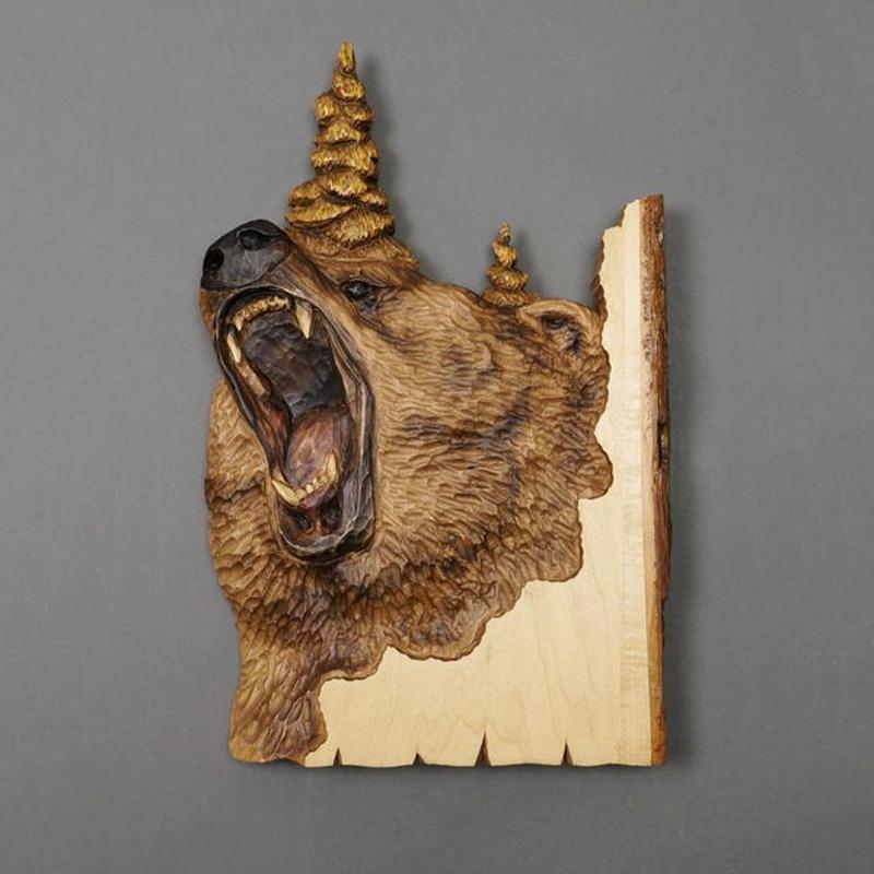 Frendorf | Animal Carving Craft Wall Decoration