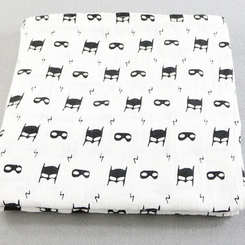 Cute Patterned Muslin Swaddle Blanket kalsten