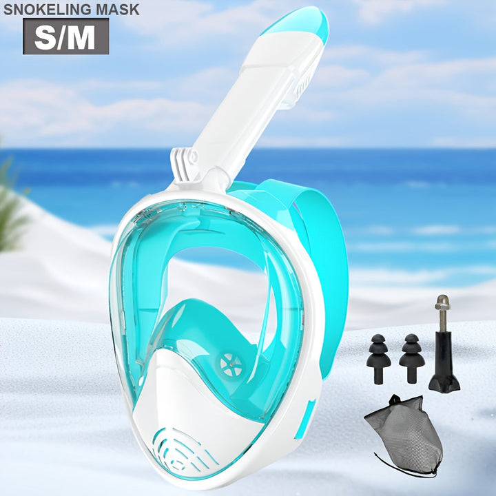 Full-face snorkel mask with 180° visibility | Kalsten