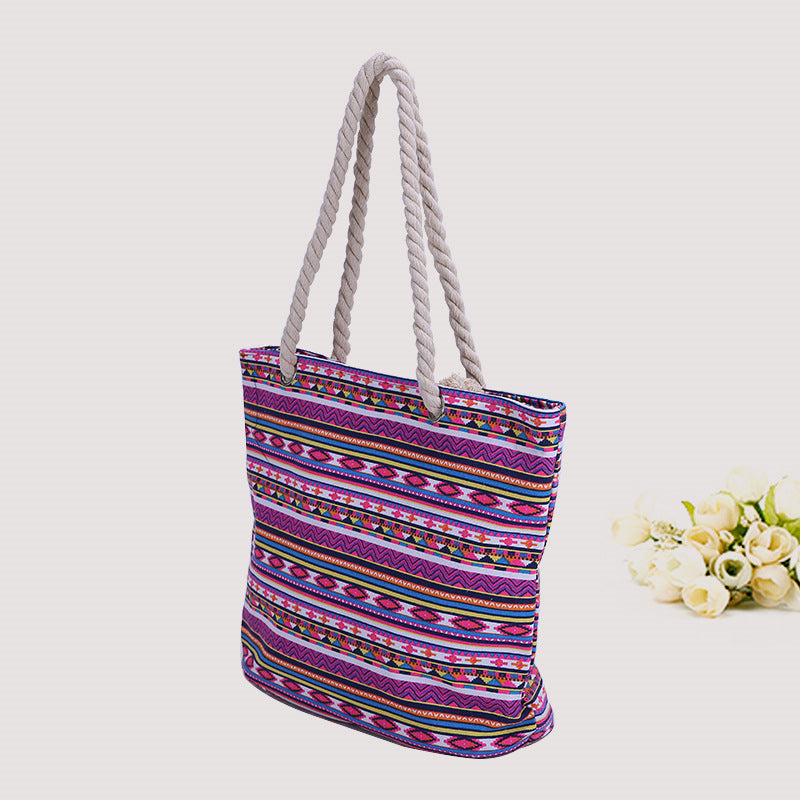 Large Decorative Beach Bag Kalsten