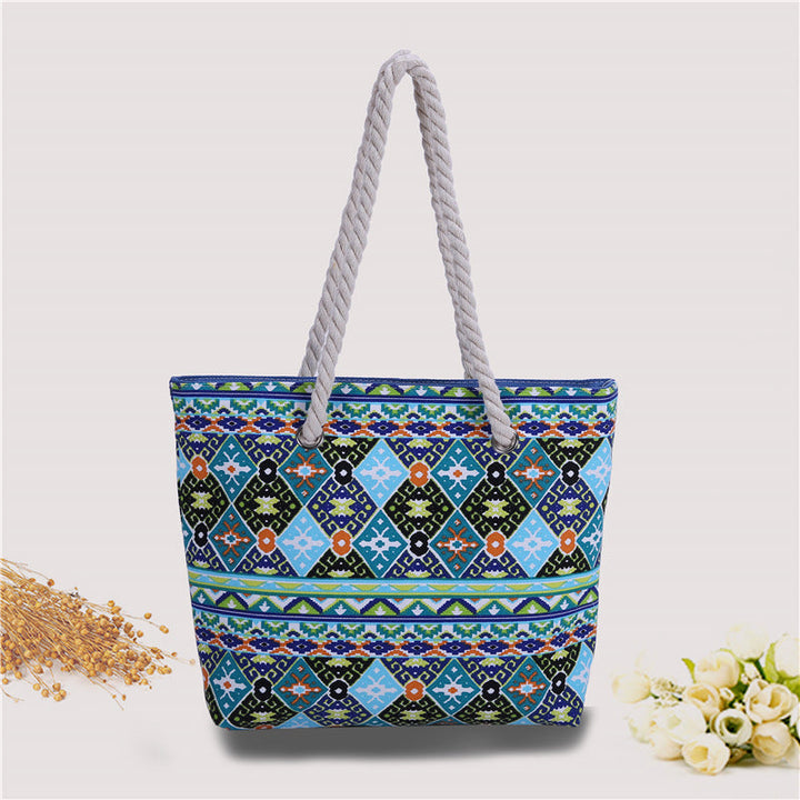 Large Decorative Beach Bag Kalsten