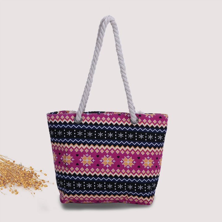 Fashionable beach bag made of sturdy cotton fabric Kalsten