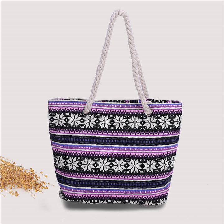 Large Decorative Beach Bag Kalsten