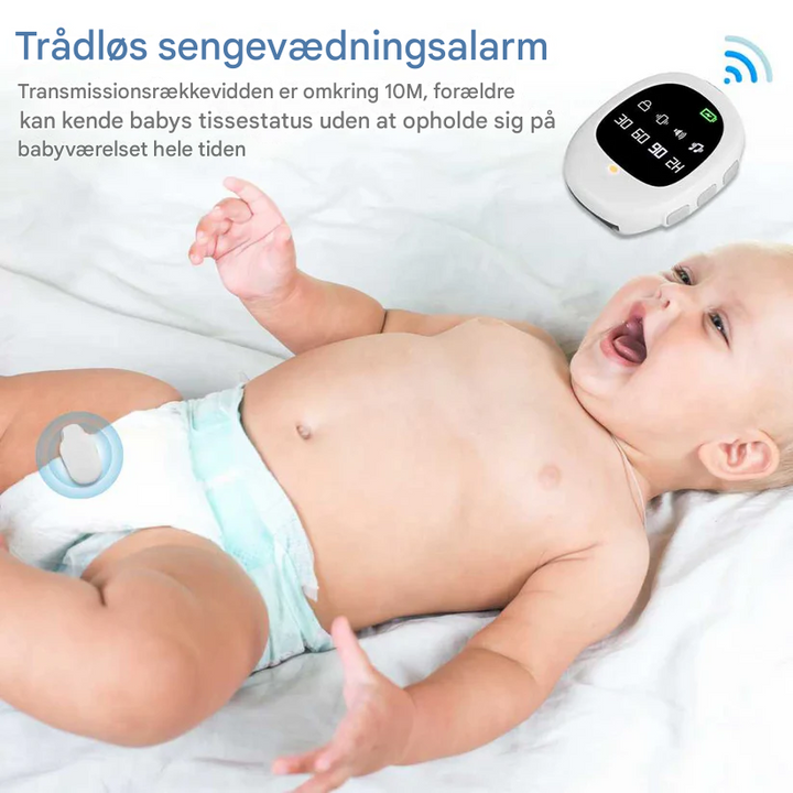 Kalsten | Wireless Bedwetting Alarm with Vibration Signal & Timer Function - USB Rechargeable