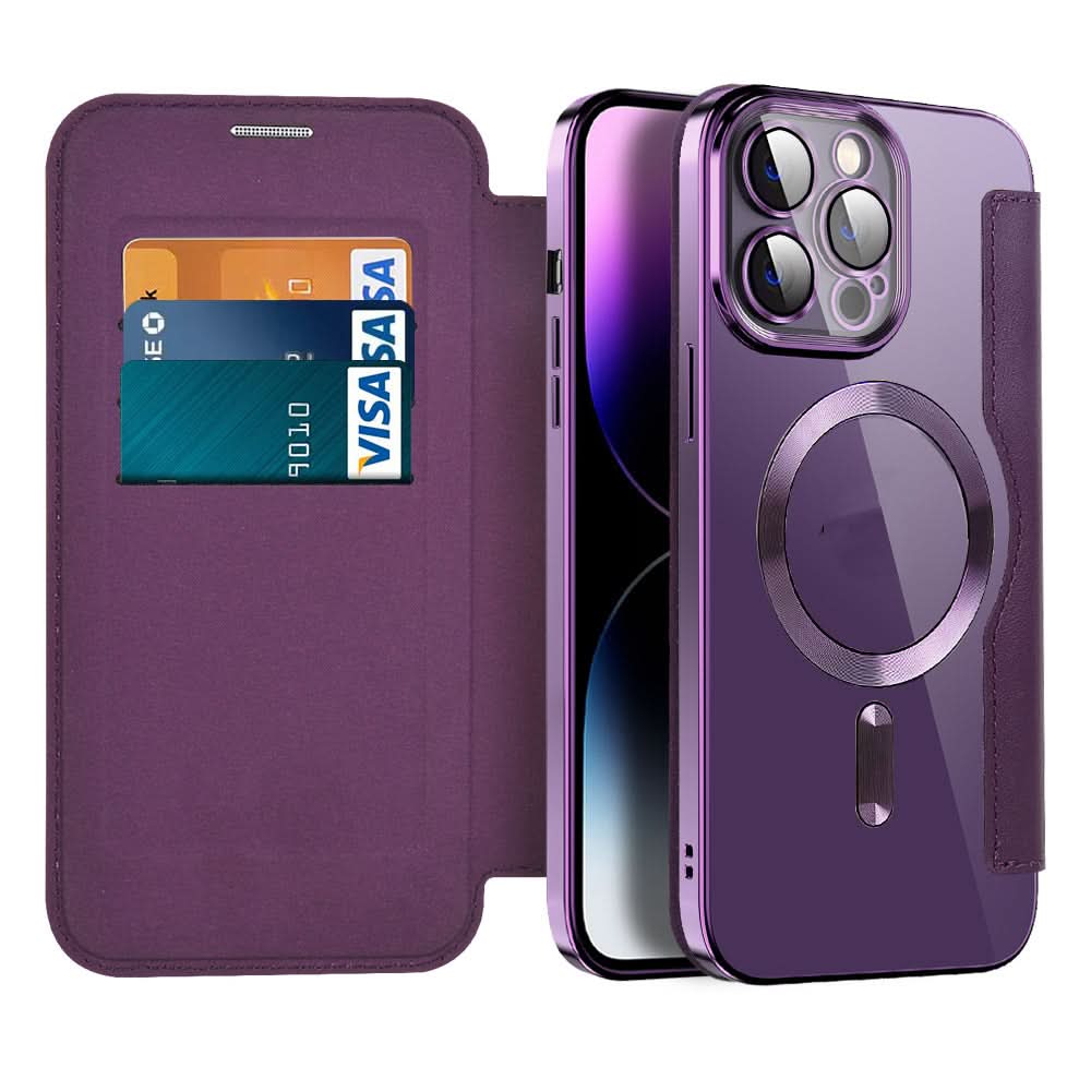 Skanto | Magnetic Leather Flip Case iPhone 11–14 Series