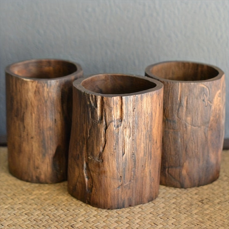 Kalsten | Handmade Wooden Pen Holder – Unique and Natural Look